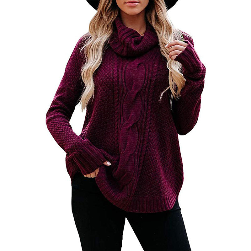 Pull Col Haut | Style Facile