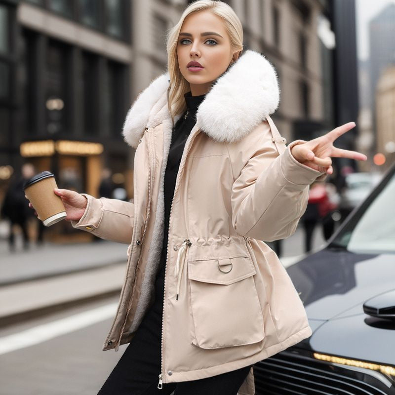 Parka Femme Courte – Doublée Polaire