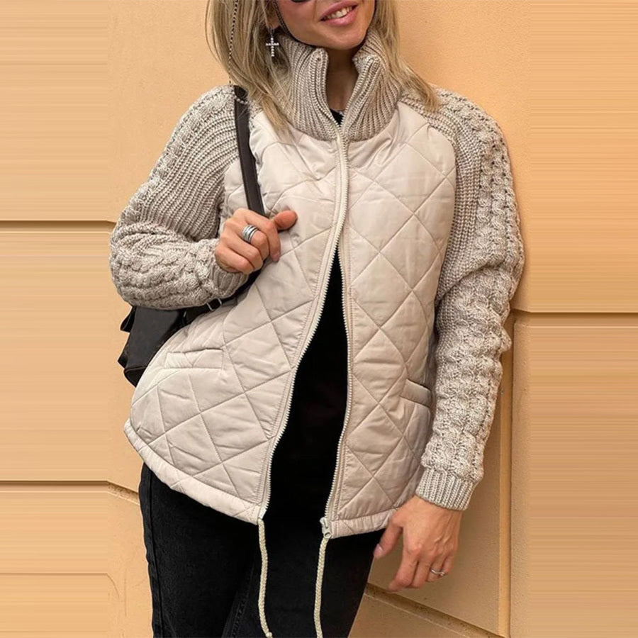 Doviora Nordic – Veste Hiver à Col Montant & Poches