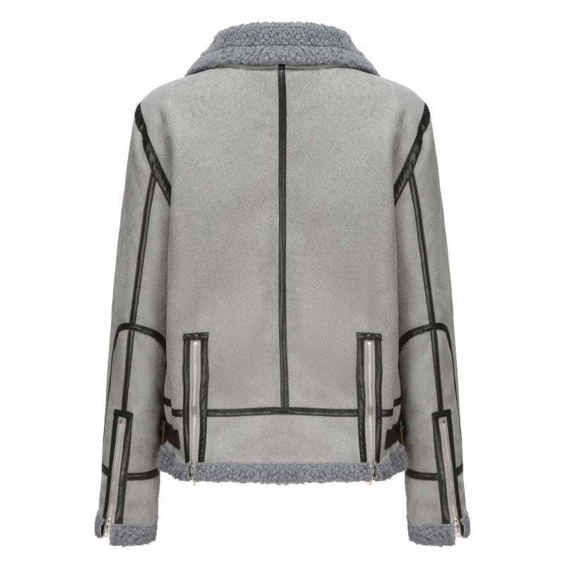 Manteau Femme Fourrure – Manches Longues