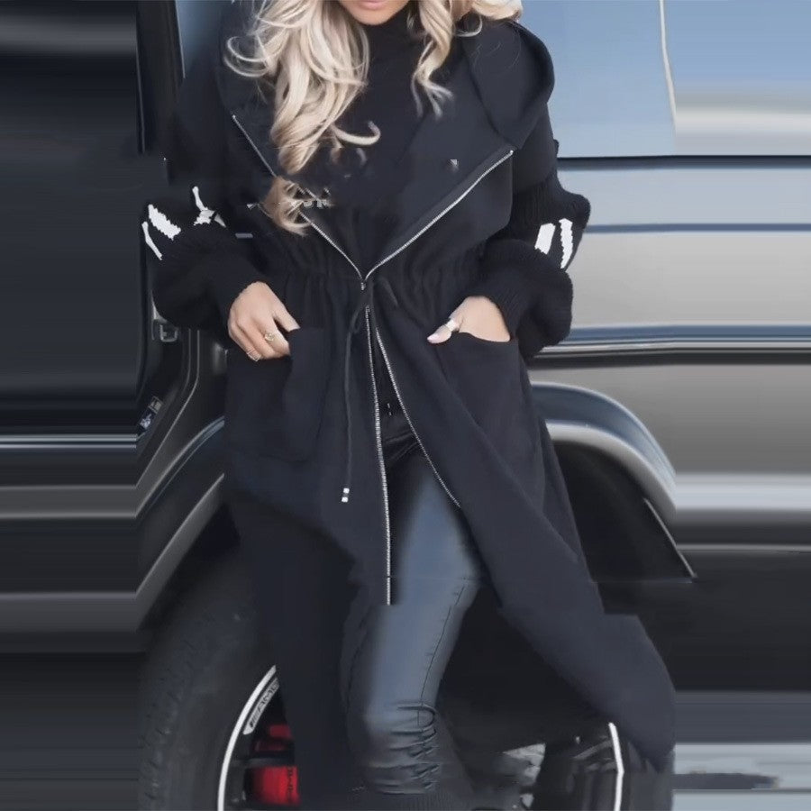 NOVARA – Veste femme à manches et capuche