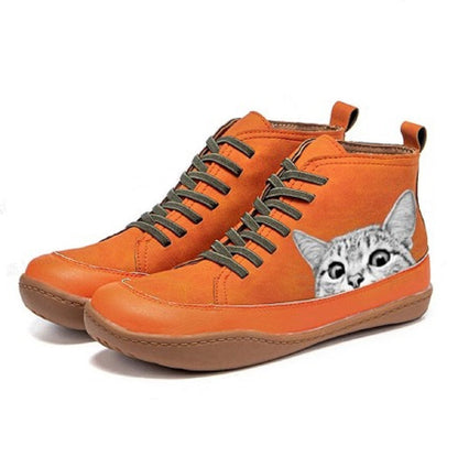 KittyKicks™ | Bottines Orthopédiques en Cuir