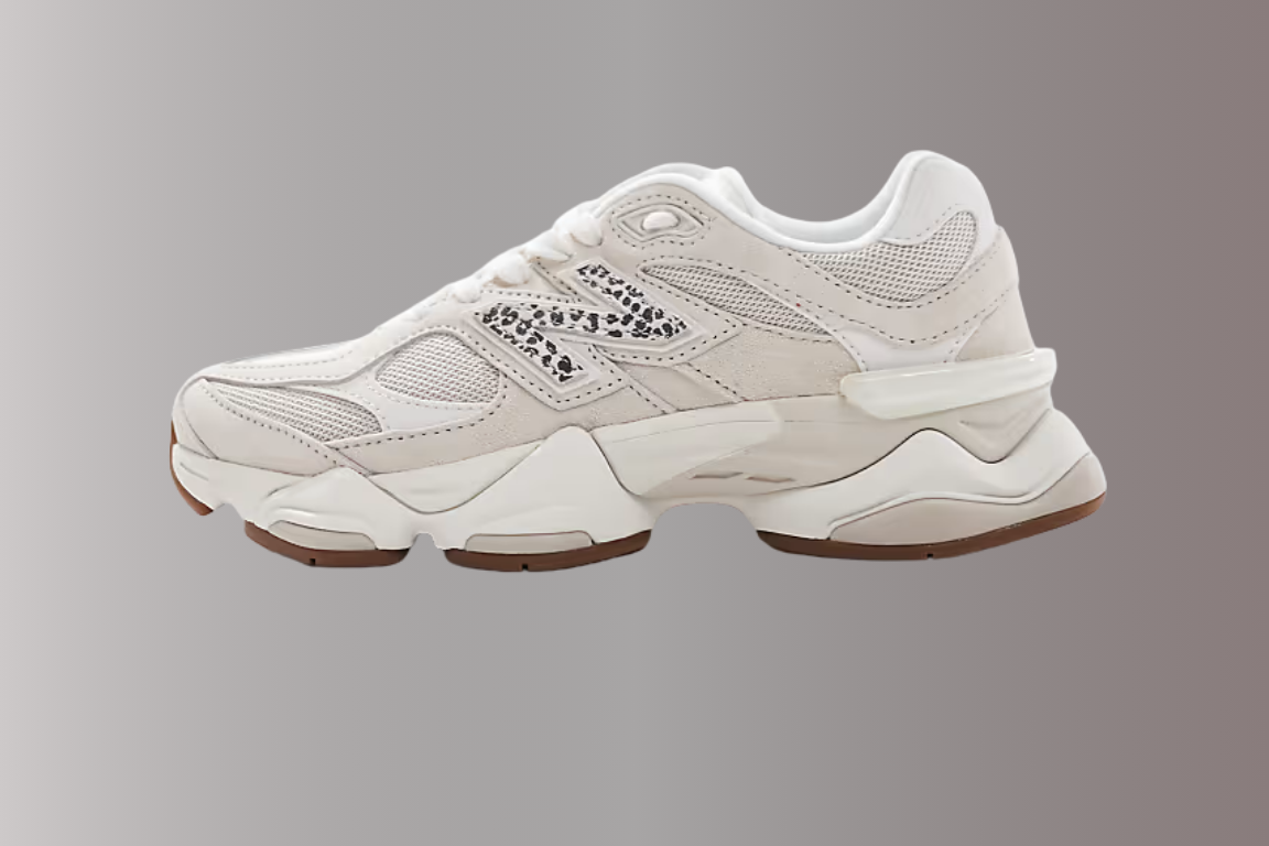 NB 9060 Détail Léopard en Beige