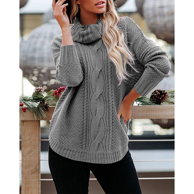 Pull Col Haut | Style Facile