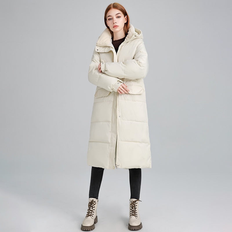 Manteau Long Femme – Épais & Matelassé