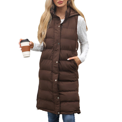 Gilet Femme Sans Manches – Capuche & Doudoune