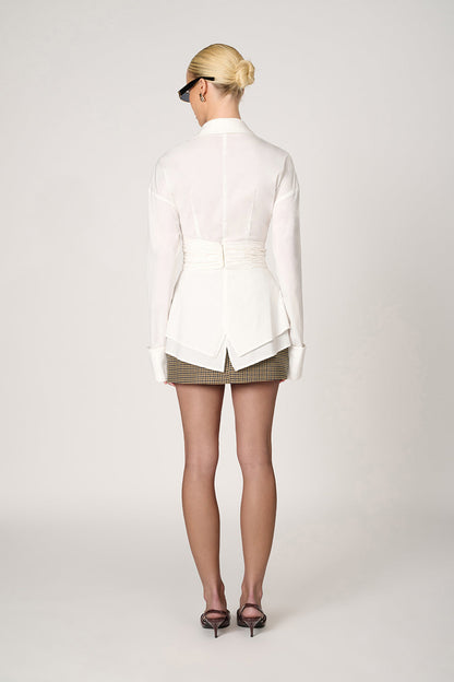 Échelon Wrapped Blouse