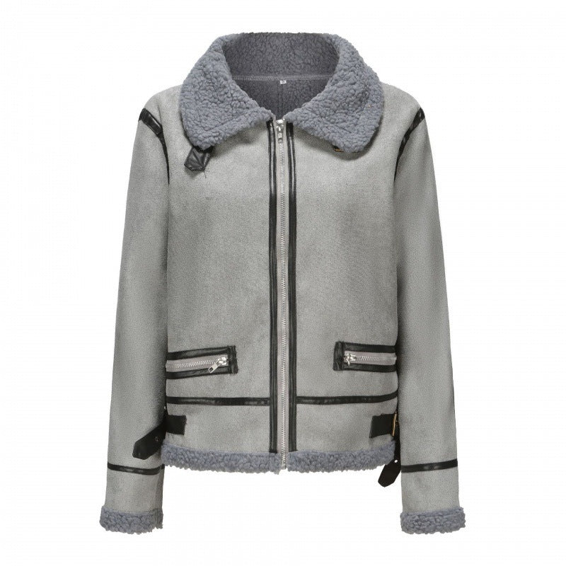 Manteau Femme Fourrure – Manches Longues