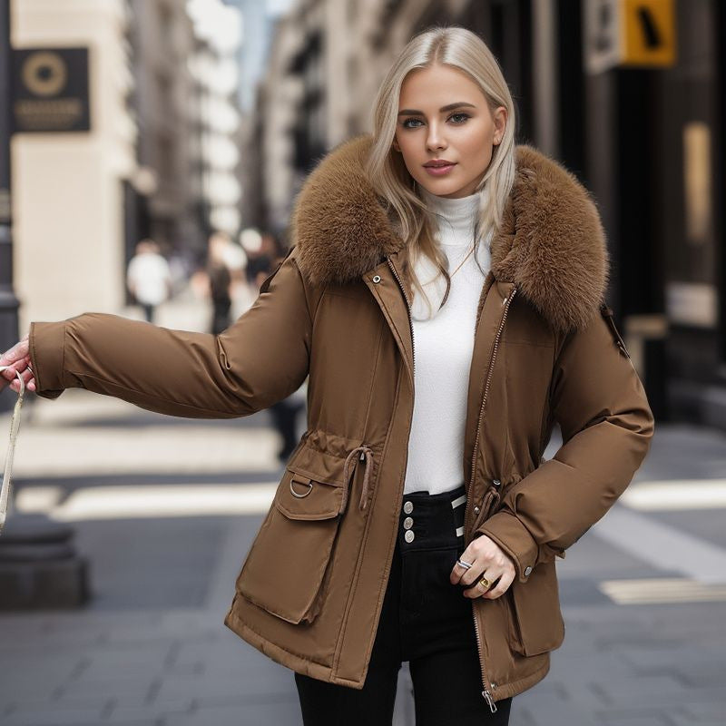 Parka Femme Courte – Doublée Polaire