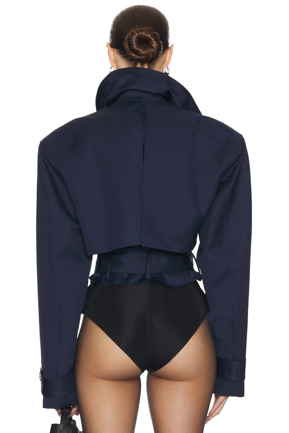 Flambeaux Oversized Cropped Trench