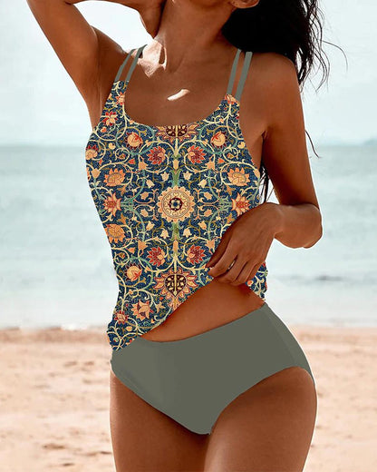 Tankini Dames | Confort Léger & Soutien Supplémentaire (1+1 Gratuit)