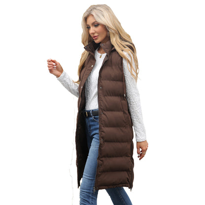 Gilet Femme Sans Manches – Capuche & Doudoune